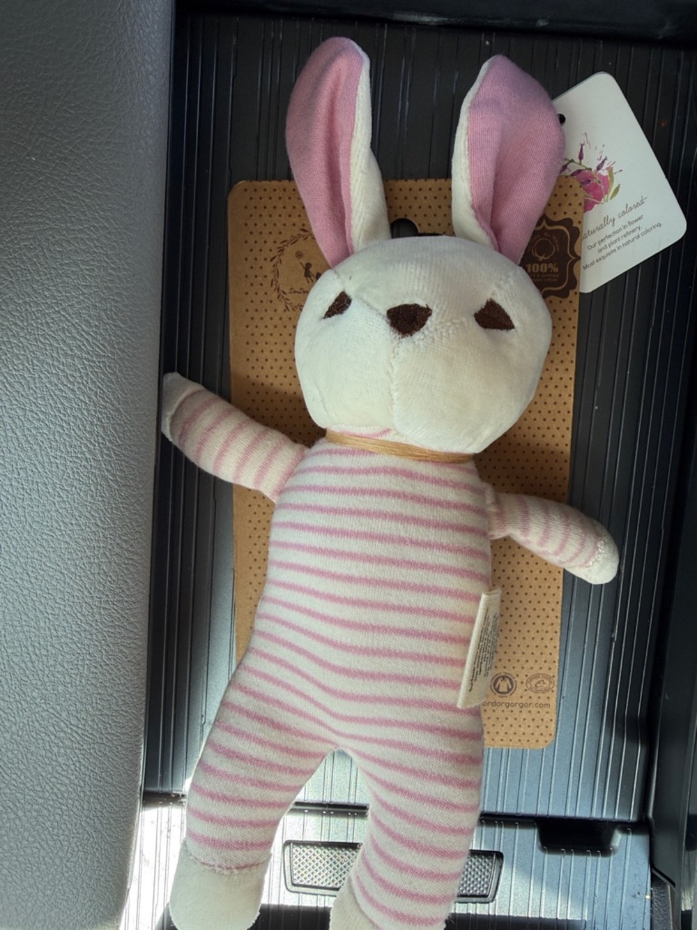 NWT DorDor&GorGor little bunny pink stuffy RARE HTF